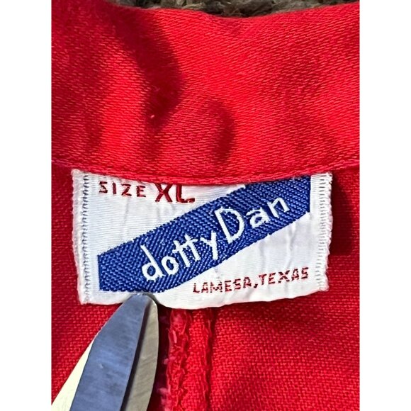 Vintage Dotty Dan Coveralls Infant XL Used Red Fair Condition - Picture 6 of 16
